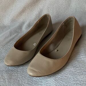 Express Nude Ballet Flats Size 6
